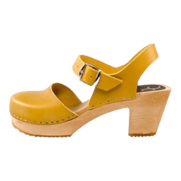 cape clogs Shoes Cape Clogs Mustard Leather Mary Jane Women Poshmark